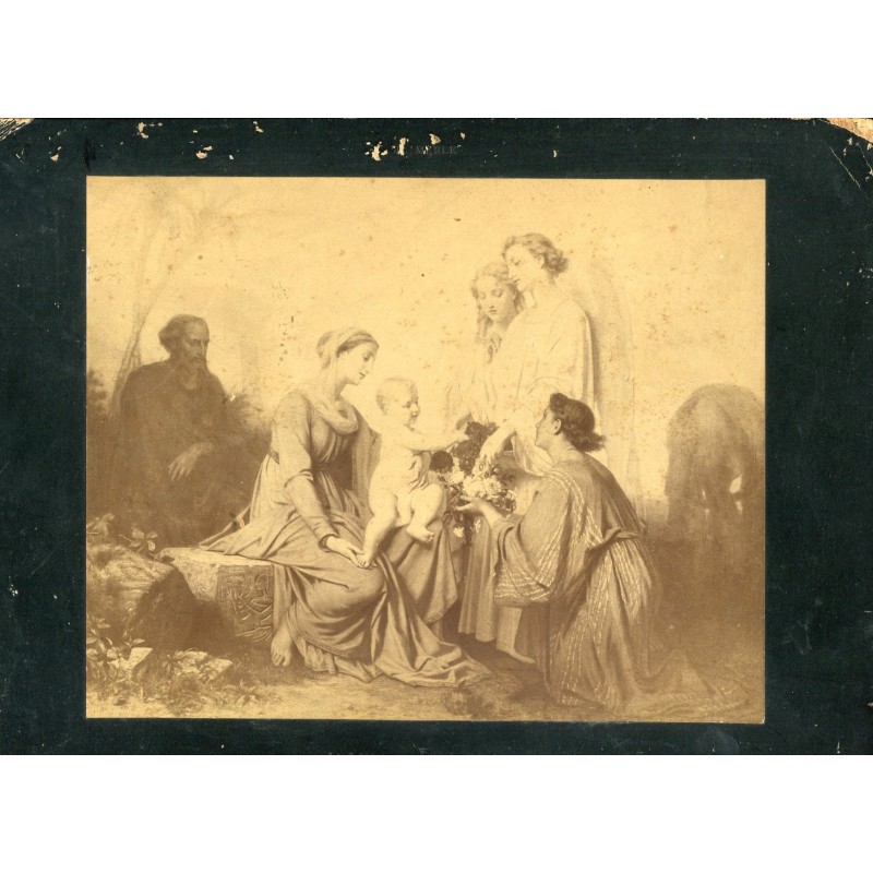 Albumine. Photographie artistique d'un tableau de Boussod, Valadon&Editeurs successeurs de Goupil.