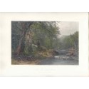 Los bosques de Adirondack, a partir de obra de James Macdonald Hart. Roberto Hinshelwood (1874)