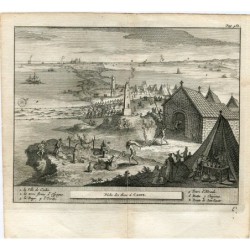 Peche des thons a Cadix. Incisa da Pieter Van der Aa, 1707.