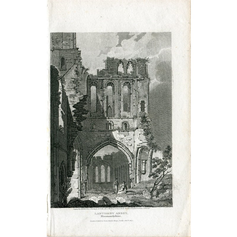 Prieuré de Llanthony, Monmouthshire, 1807