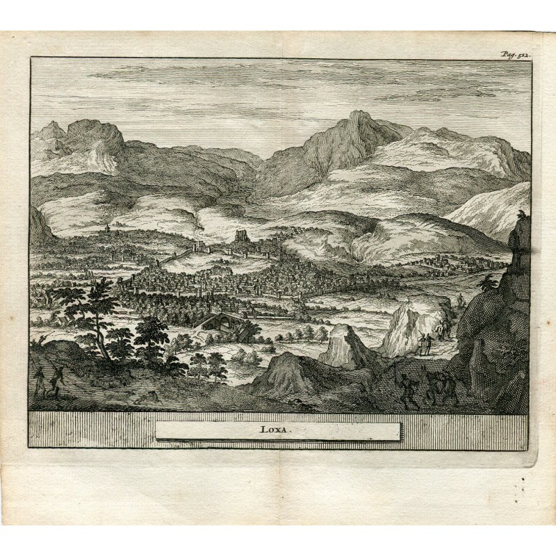 Granada, Lodge. Gestochen von Pieter van der Aa im Jahr 1707