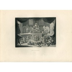 The Lottery engraved by J. Moore from an original by William Hogarth