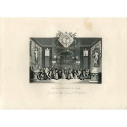 The Masquerade Ticket engraved from an original by William Hogarth