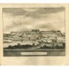 Séville. San Juan del Foratche, château en ruine. Gravure de Pieter Van der Aa, 1707. Alvarez de Colmenar.