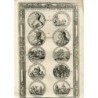 Historical medals of Queen Anne's Reign, 18th century engraving