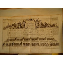 Zweite Etage der Arche Noah oder mittlere Etage der Arche. Joodse Oudheden aus Wilhelmus Goeree, 1690