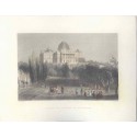 Capitol à Washington - Gravure ancienne originale - Washington DC (c.1840)