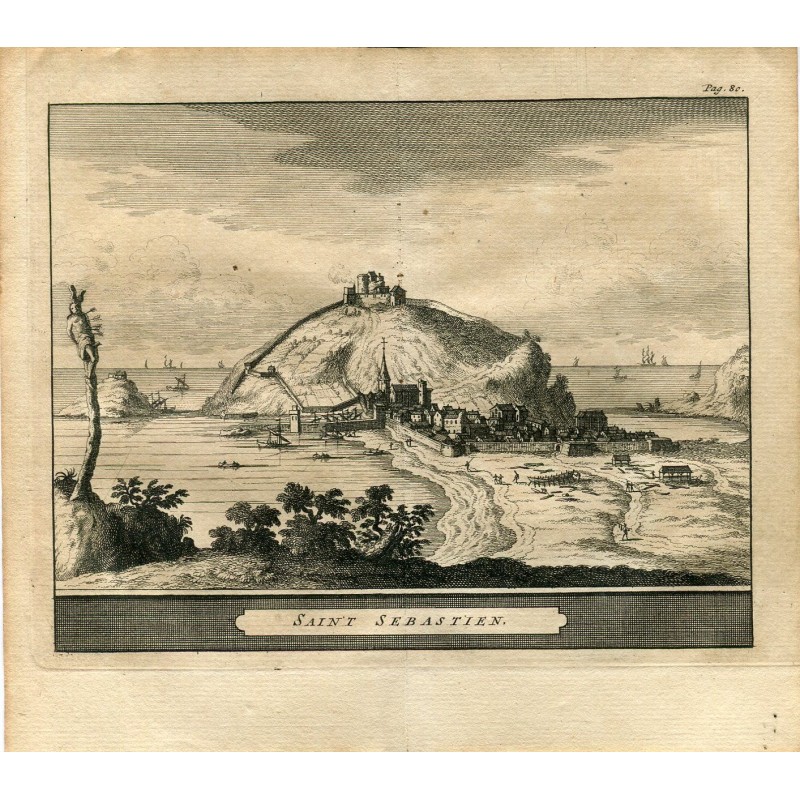 San Sebastian, Spanien im Jahr 1707 – Van der Aa
