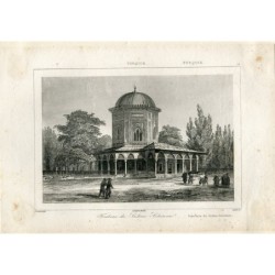 Tombeau du Sultan Suleiman engraved by Lepetit, designed by J. Arnout