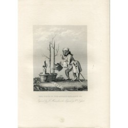 Tail-Piece to the Artiste catalogue 1761 engraved by J. Moore from an original by W. Hogarth