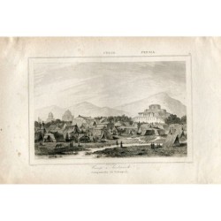 Perse. Camp de Sultanich, gravé par Alès d'après une œuvre de Preaux
