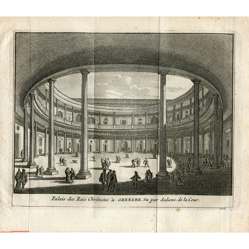 Alhambra di Granada, Spagna nel 1715 - Van der Aa