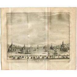 Il lago del parco del Buen Retiro, 1715, Madrid - Van der Aa