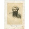 Muley-Sidi-Mohamet, aktueller Kaiser von Marokko. Lithographie von Labielle, Barcelona.