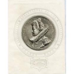 Isabel Clara Eugenia engraved by Masson