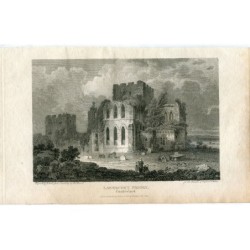 Inghilterra. Cumberland. Priorato di Lanercost, inciso nel 1803 da J. Storer da un disegno di P.S. Munn.