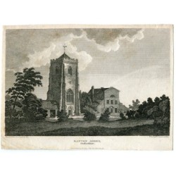 England. Ranton Abbey. Staffordshire. Engraving by White 1812 from a drawing by Carter.