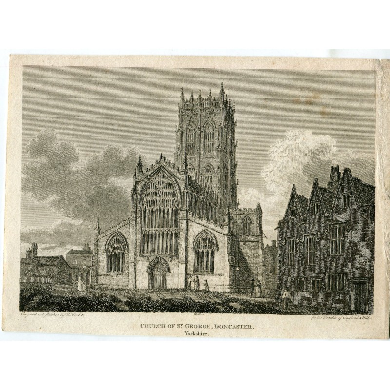 England. Church of St. George, Doncaster, Yorkshire, engraved and drawn in 1803 by B. Howlet