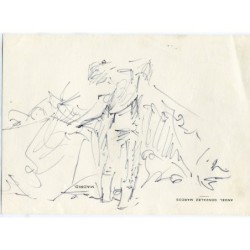 Dessin de tauromachie par Angel Gonzalez Marcos