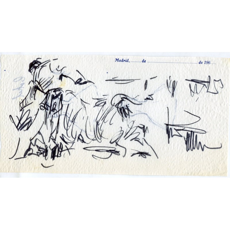 Dessin de tauromachie par Angel Gonzalez Marcos