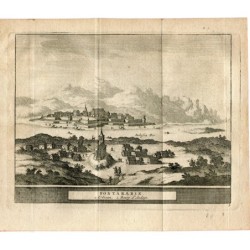 Guipuzcoa. Fuenterrabia. Kupferstich von Peter Vander Aa. Alvarez de Colmenar. 1715