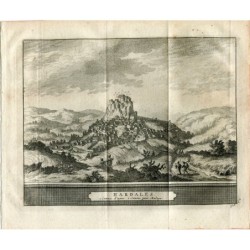 Málaga. Hardales. Incisione di Peter Vander Aa. Álvarez de Colmenar. 1715