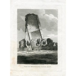 Bridgnorth Castle - Radierung von 1811