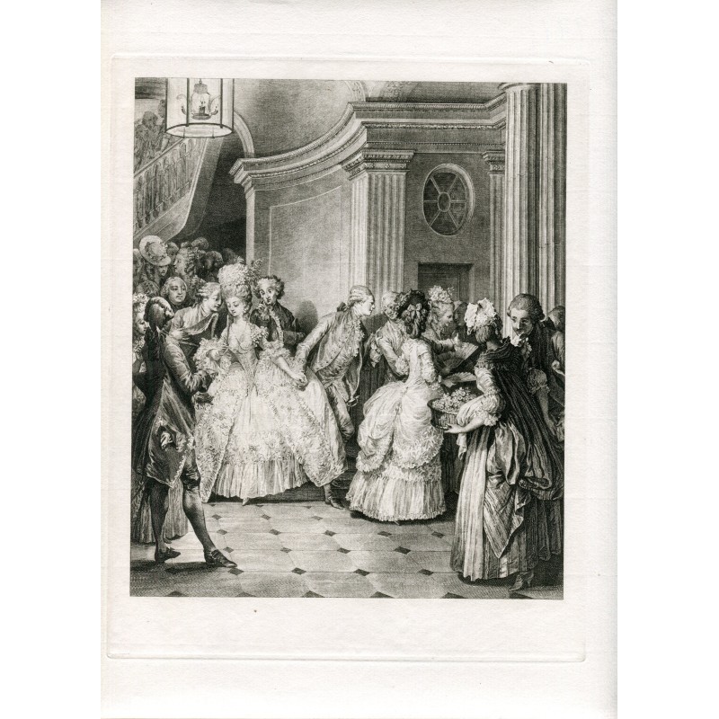 La sortie de l'Opéra - Héliogravure, 1910