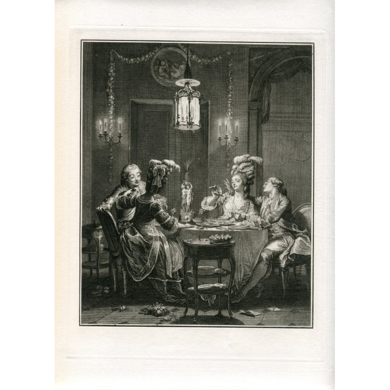 Le Souper Fin – Heliogravüre, 1910