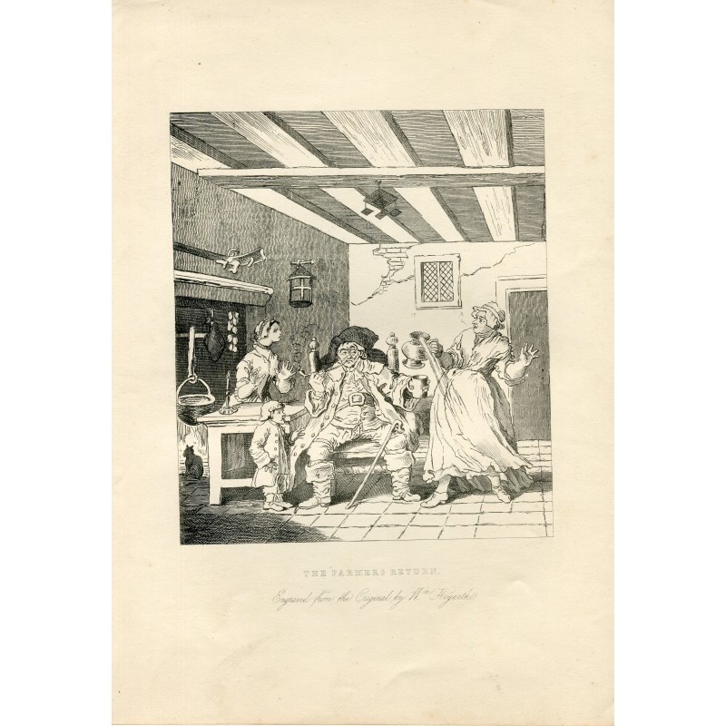 The Farmers Return, engraving from the original by W. Hogarth