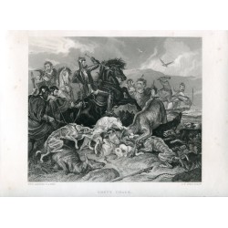 La caccia a Chevy Chase, da Landseer, 1876