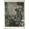 Die schlafende Gemeinde. Nach William Hogarth. Heath-Ausgabe 1822