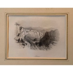 Spagna. Andalusia. Granada. Veduta di Alhama.