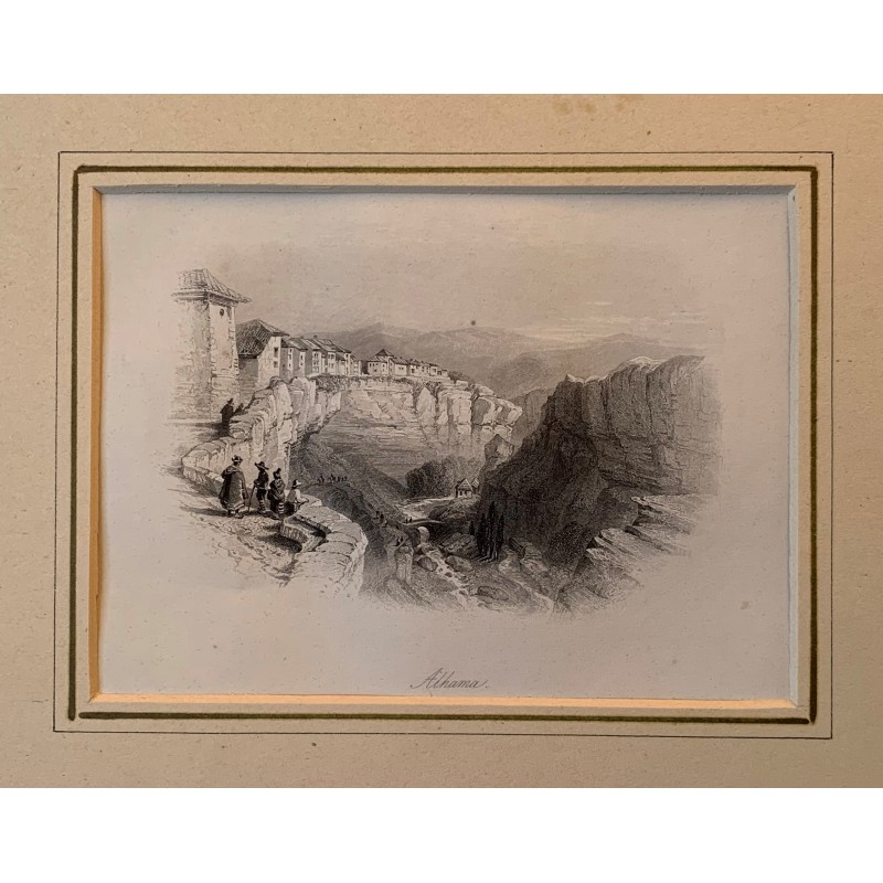 Spagna. Andalusia. Granada. Veduta di Alhama.