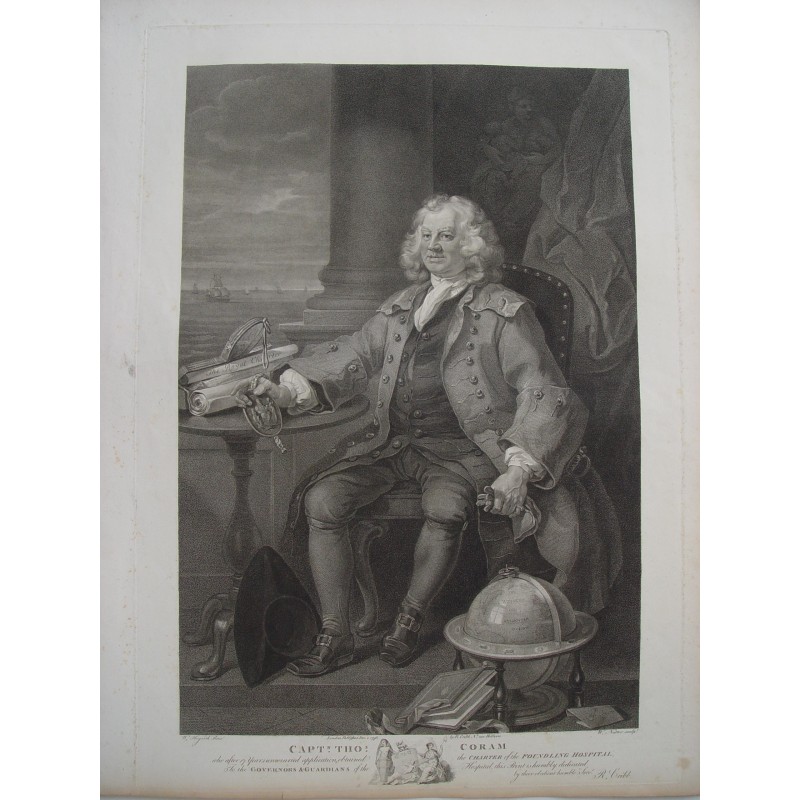 Capitaine Thomas Coram. Édition Heath 1822