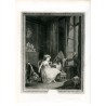 L'amour frivole gravé par JF Beauvarlet d'après une œuvre de Boucher