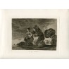 Acquaforte di Goya. Disastri della guerra, prima edizione, 1863. Tavola 45 "E anche questo".