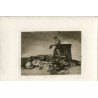 Goya etching. Disasters of War, the First Edition, 1863. Plate 48 'Cruel tale of woe!'.