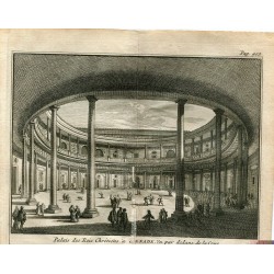 Grenade. Cour du Palais des Rois Crétois. Álvarez de Colmenar 1707