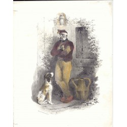 «Character» Painted Nicolas Toussaint Charlet (1792-1845). Lithographed Formentin & Cie