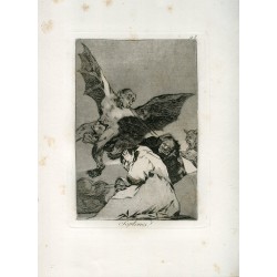 Informanten, Kupferstich Nr. 48, Original von Goya, 5. Auflage (1881–1886).
