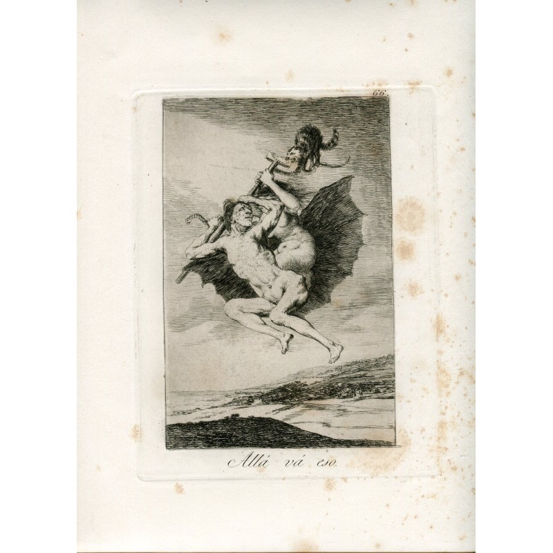 There you go, engraving n 66 original Goya 5th edition (1881-1886).