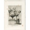 Non gridare, sciocco, incisione n. 74 originale di Goya, 5ª edizione (1881-1886).