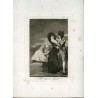 À l'identique, gravure originale de Goya n° 5, 5e édition (1881-1886).