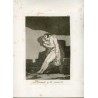 Love and Death, engraving n 10 original by Goya 5th edition (1881-1886).