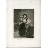 Dios la perdone: Y era su madre, grabado nº 16 original de Goya 5ª edición (1881-1886).