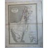 Carte de la Palestine. Gravé par R. Alabern (1853)