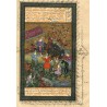 Painting from 17th century. Indo-Persian manuscript.