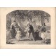 «The dancing lesson» engraved by J. Outrim from a painting of T. Uwins