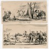 Military scenes - Jean Duplessis-Bertaux